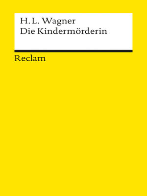 cover image of Die Kindermörderin. Ein Trauerspiel